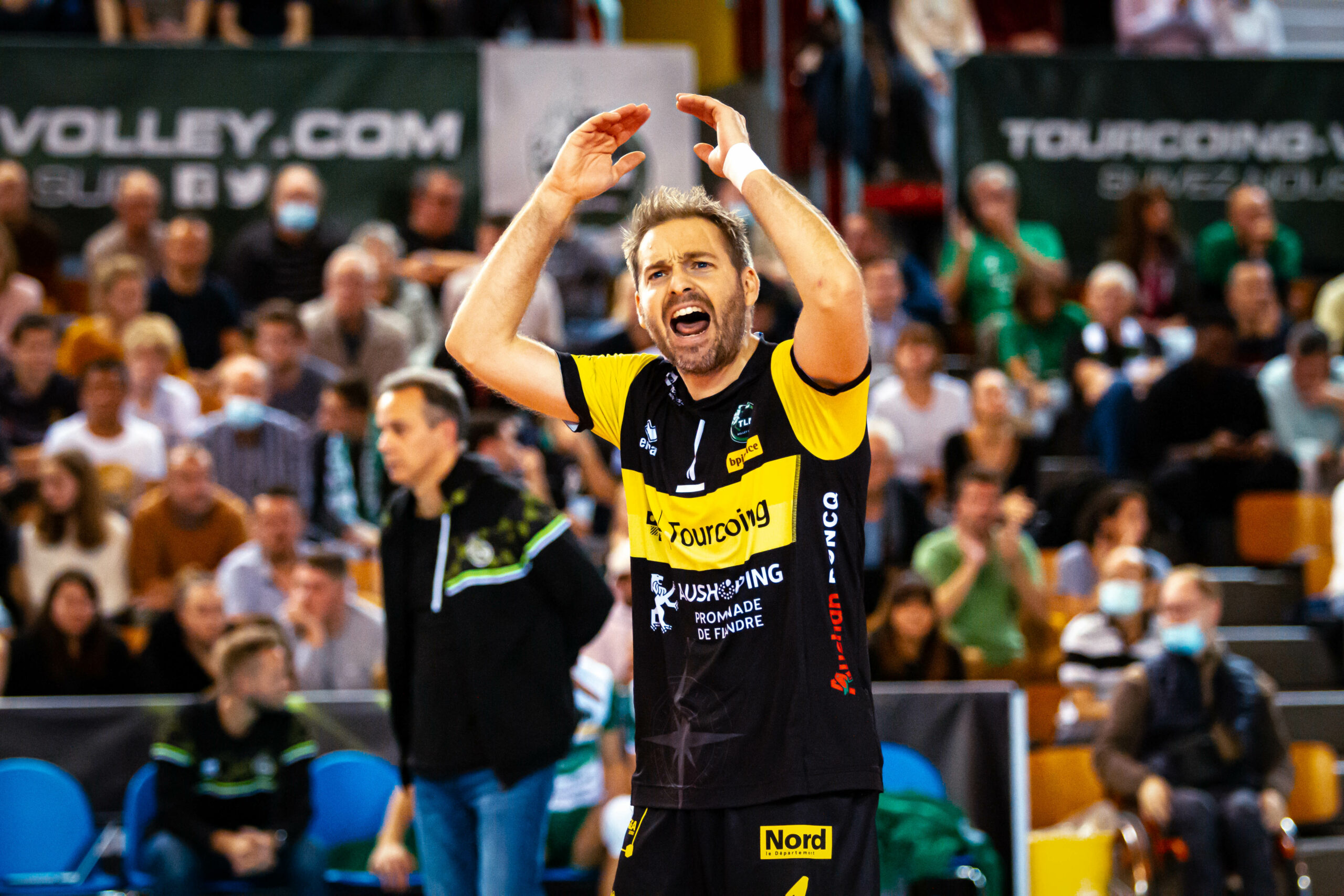 Julien Lemay, capitaine et joueur d'expérience du TLM Tourcoing Volley